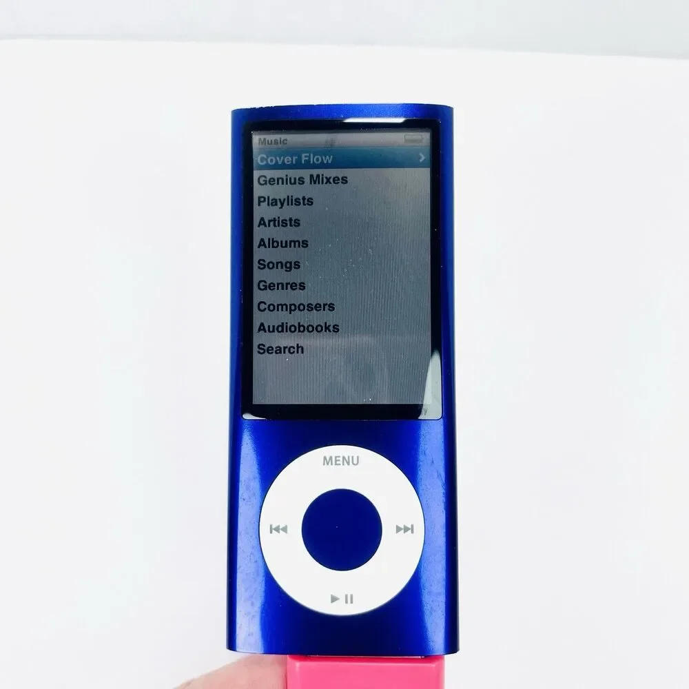 Apple iPod Nano 5th Generation 8GB Model A1320 Purple Tested - Needs Battery